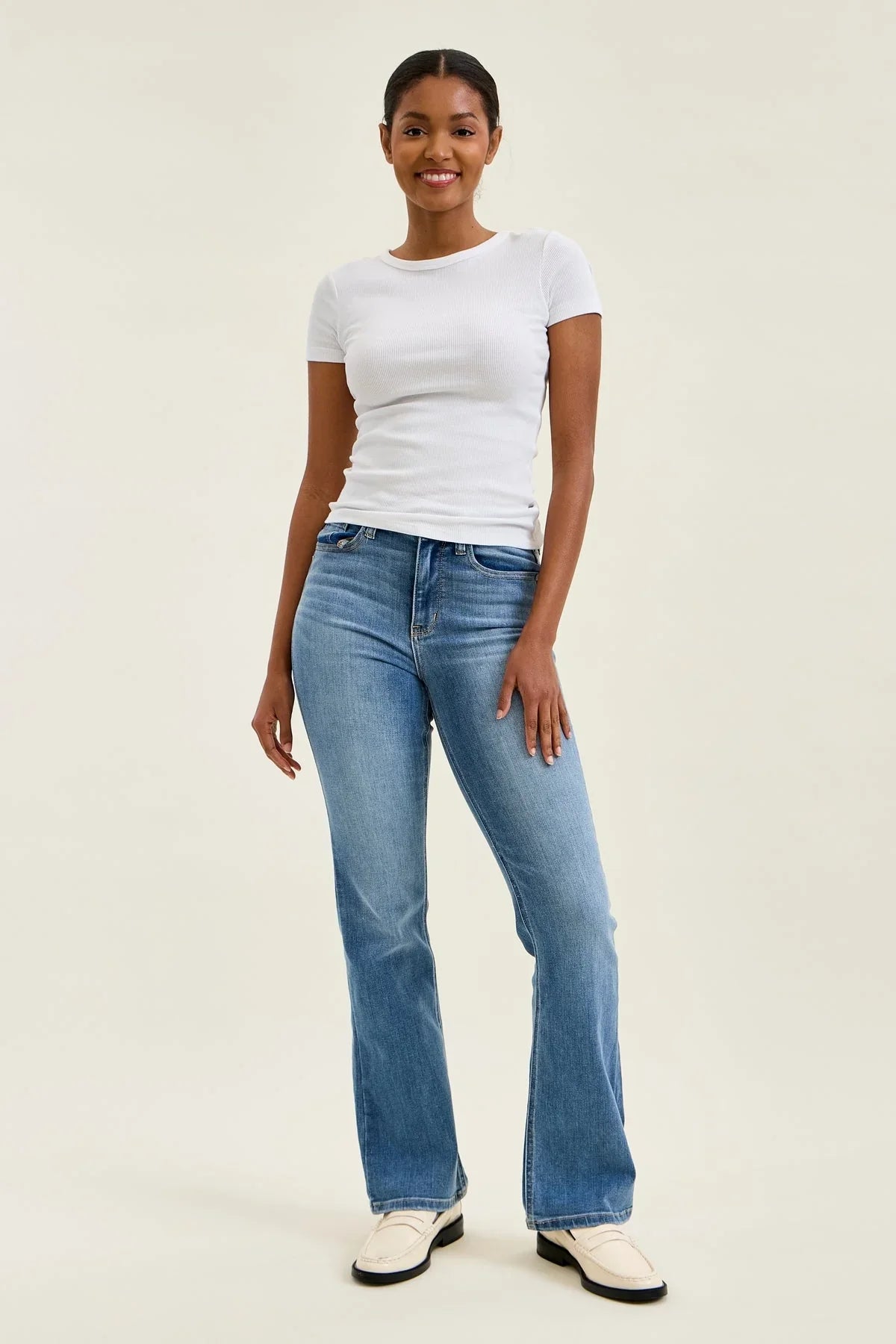 Women's High Waist Wide Leg Jeans