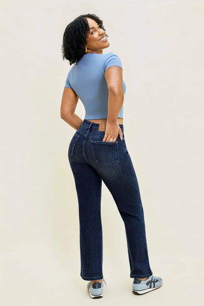 Women's High Waist Wide Leg Jeans