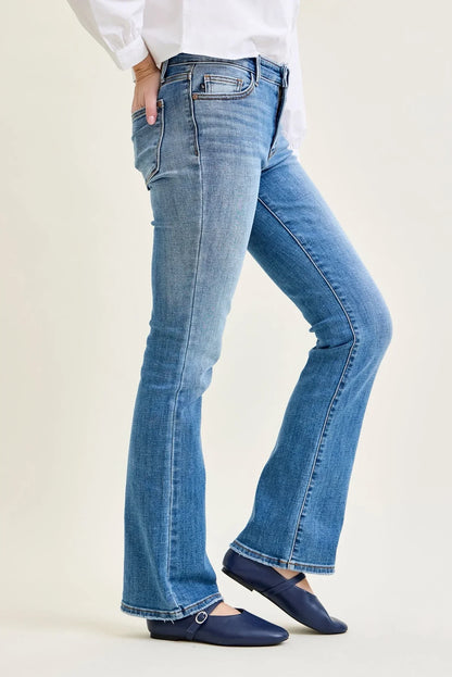 Women's High Waist Straight Leg Jeans